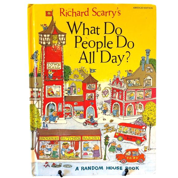 Random House Other - VTG 1979 Richard Scarry's What Do People Do All Day? Book, HC